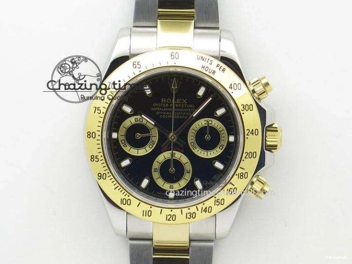 Clone Dial 1:1 YG Edition Daytona Bracelet Super Black Best DD4131 Diamonds YG 126508 on YG Clean 0307